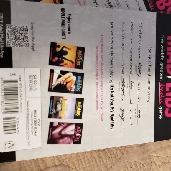 Funny Adult Daring Madlibs, Its Not You, It's Me.  HYSTERICAL party‎ games! - Picture 4 of 4